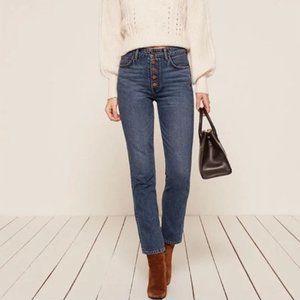 Reformation Button Fly Jeans, Good for Cutoffs